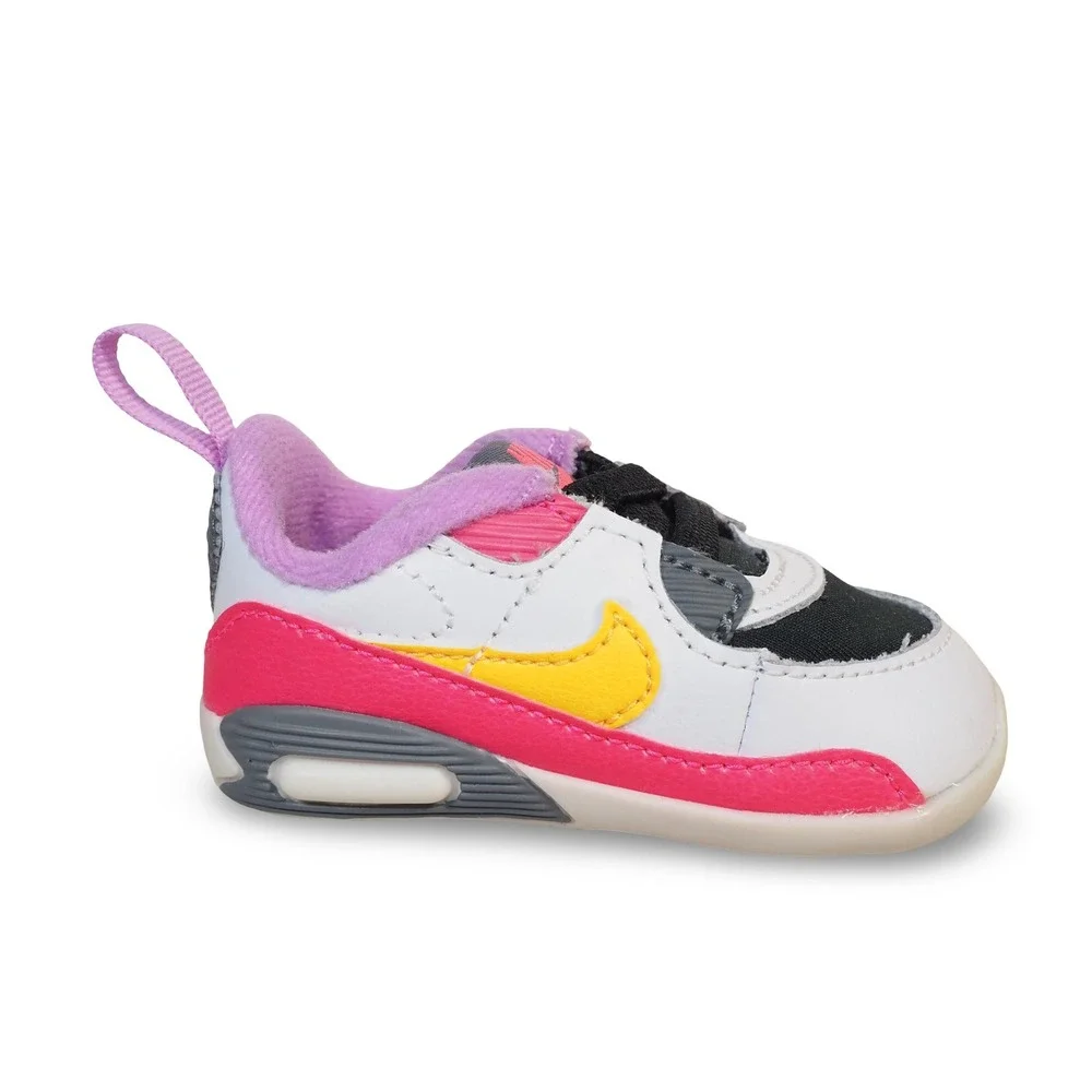 Nike Air Max 90 CB White Hyper Pink Orange Infant 2C CI0424-107 Sneaker